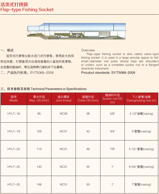 活页式打捞筒